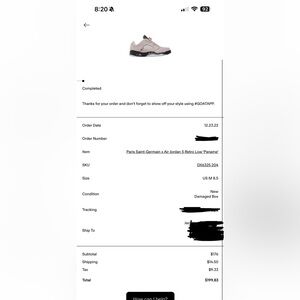 Jordan 5 Low Paris Saint Germain